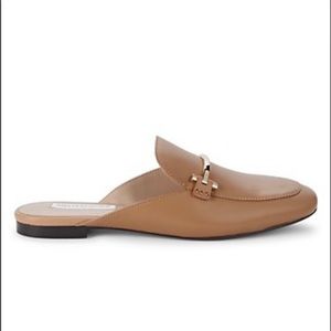 NWB Saks Fifth Avenue Livia Leather Mule